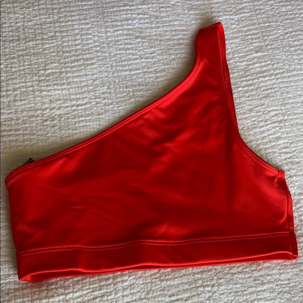 Red One-Shoulder Top
